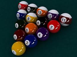 racked balls